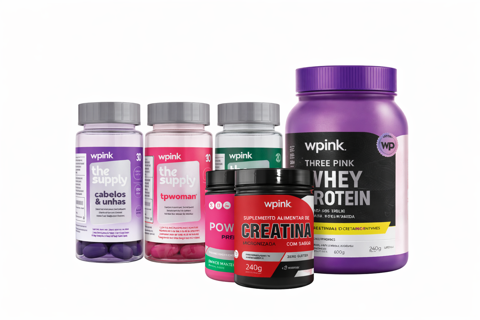 Kit shape e beleza (Whey + Creatina + Vitaminas)