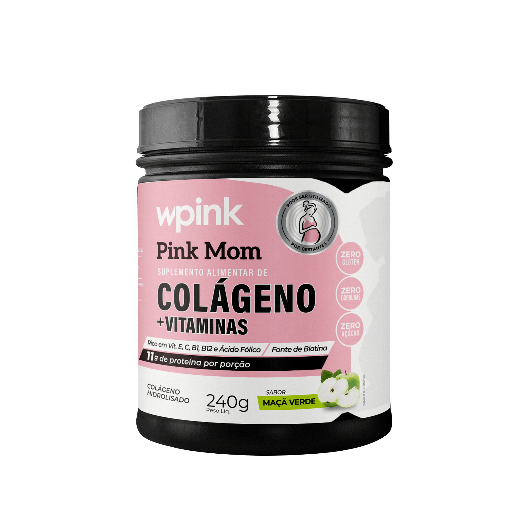 Colágeno mom maçã verde - 240g